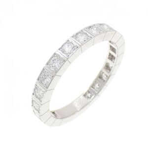 Cartier Lanieres 750 White Gold Diamond Ring Size 18